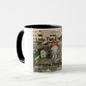 Lucy die Elefant-Tasse Tasse (Vorderseite Links)
