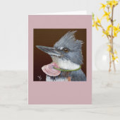 Lucy, die Königsfischarte Karte (Gelbe Blume)