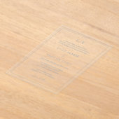 Lucy Dusty Blue Classic Acryleinladungen (Ablage )