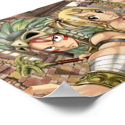 Lucy Fairy Schwanz Poster (Ecke)