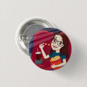 Lucy geht zum Hollywood-Avatara-Abzeichen Button (Vorne & Hinten)