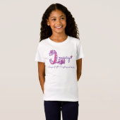 Lucy Girls L Name bedeutet Monogramm Tee (Vorne ganz)