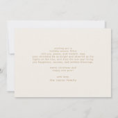 LUCY Gold Niedlich Fun Family Frohe Weihnachten (Rückseite)