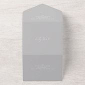 Lucy Gray Classic All In One Einladung (Außenbereich)