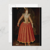 Lucy Harrington, Countess of Bedford Postkarte (Vorne/Hinten)