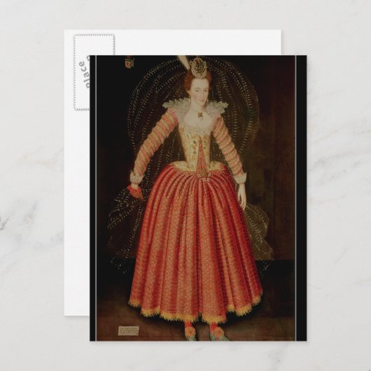 Lucy Harrington, Countess of Bedford Postkarte (Vorne/Hinten)