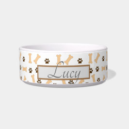 Lucy-Hausname Hunde Bowl Napf