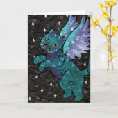 Lucy - Haustier-Beileid-Karte Karte (Gelbe Blume)