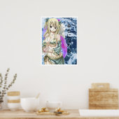 Lucy Heartfilia Fairy Schwanz Poster (Küche)