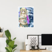 Lucy Heartfilia Fairy Schwanz Poster (Heimbüro)