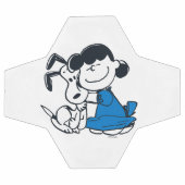 Lucy Hugging Snoopy Fußball (Flach)