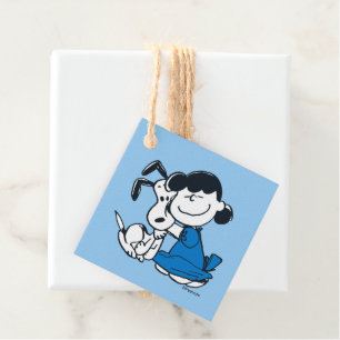 Lucy Hugging Snoopy Geschenkanhänger