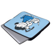 Lucy Hugging Snoopy Laptopschutzhülle (Vorne Knopf)