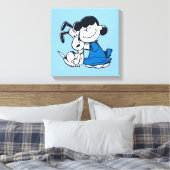 Lucy Hugging Snoopy Leinwanddruck (Insitu (Schlafzimmer))