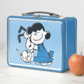 Lucy Hugging Snoopy Metall Brotdose (Beispiel)