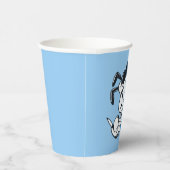 Lucy Hugging Snoopy Pappbecher (Rechts)