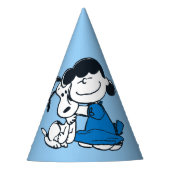 Lucy Hugging Snoopy Partyhütchen (Vorderseite)