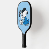 Lucy Hugging Snoopy Pickleball Schläger (Links)
