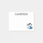 Lucy Hugging Snoopy Post-it Klebezettel (Vorderseite)