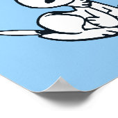 Lucy Hugging Snoopy Poster (Ecke)