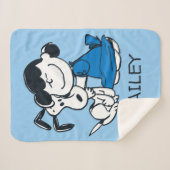 Lucy Hugging Snoopy Sherpadecke (Vorderseite (Horizontal))