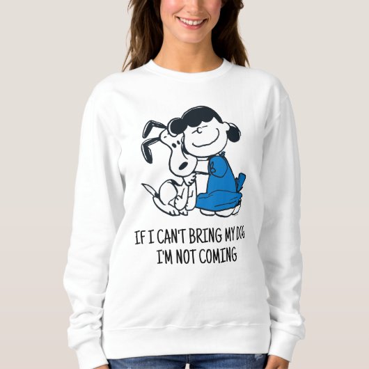 Lucy Hugging Snoopy Sweatshirt (Vorderseite)