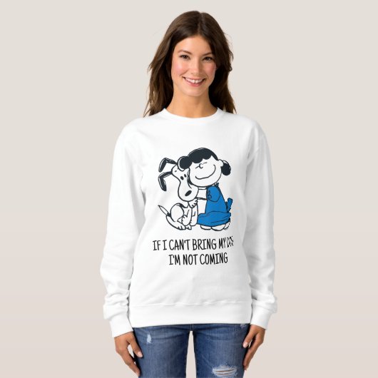 Lucy Hugging Snoopy Sweatshirt (Vorne ganz)