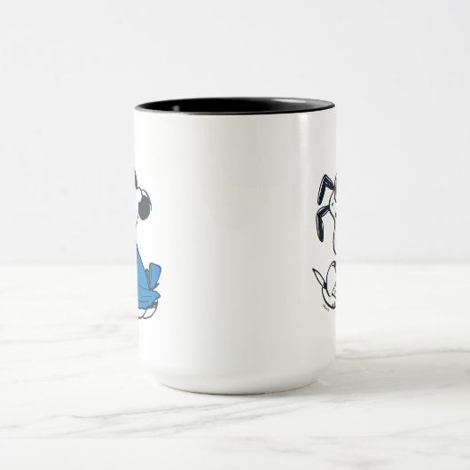 Lucy Hugging Snoopy Tasse (Zentrum)