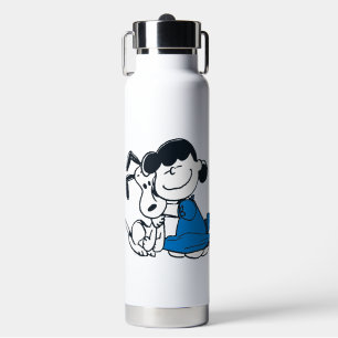 Lucy Hugging Snoopy Trinkflasche