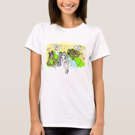 Lucy im Himmel mit Diamanten T-Shirt (Vorderseite)
