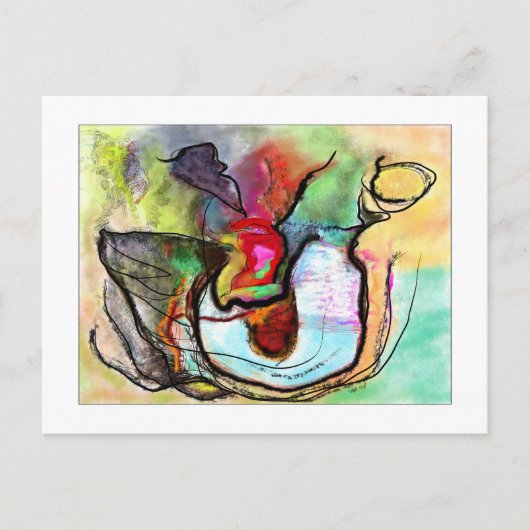Lucy im Himmel Postkarte (Vorderseite)