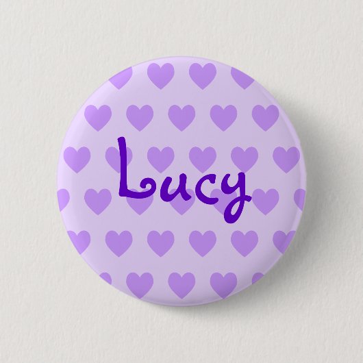 Lucy in Lila Button (Vorderseite)