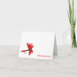 Lucy Keepmovin Faltkarte Horizontal Dankeskarte