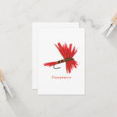 Lucy Keepmovin Flat Card Karte (Vorderseite/Rückseite Beispiel)