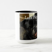 Lucy "ließ uns Ball spielen!" Tasse (Zentrum)