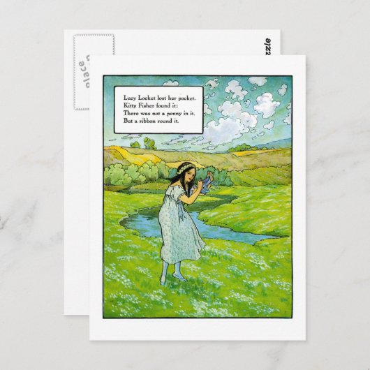 Lucy Locket Postkarte (Vorne/Hinten)