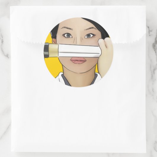 Lucy Lu Kill Bill Sticker (Tasche)