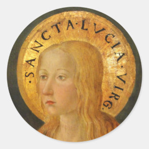 Lucy Lucia c1470 Runder Aufkleber