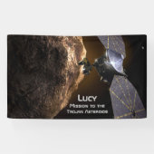 Lucy Mission to Study Trojan Asteroids Banner (Horizontal)