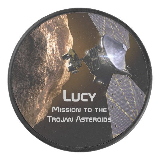 Lucy Mission to Study Trojan Asteroids Eishockey Puck (Vorderseite)
