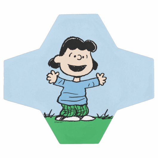 Lucy mit Waffen weit Fußball (Flach)