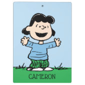 Lucy mit Waffen weit Klemmbrett (Rückseite)