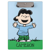 Lucy mit Waffen weit Klemmbrett (Vorderseite)