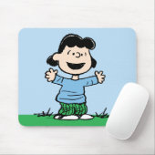 Lucy mit Waffen weit Mousepad (Mit Mouse)