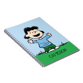 Lucy mit Waffen weit Notizblock (Rechte Seite)