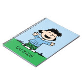 Lucy mit Waffen weit Notizblock (Linke Seite)