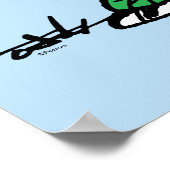 Lucy mit Waffen weit Poster (Ecke)