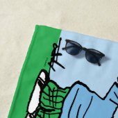 Lucy mit Waffen weit Strandtuch (Beispiel)