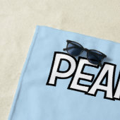 Lucy mit Waffen weit Strandtuch (Beispiel)