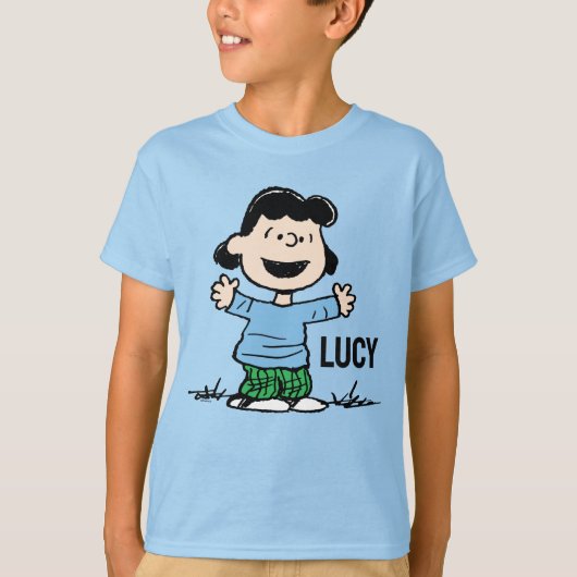 Lucy mit Waffen weit T-Shirt (Vorderseite)